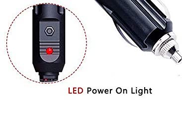 15FT Cigarette Lighter SAE Battery Extension Cable - 12v Cigarette Lighter Plug to SAE Quick Release Extension Battery Charging Power Cord Trickle Charger for Sprayer with Sae Reverse Polarity Adapter - Image 8