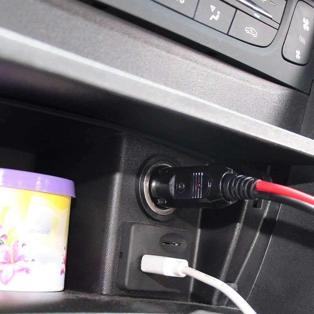 [5PACK] 12V 15amp Fuse Replacement Cigarette Lighter Male Plug With Lead - Car Charger Heavy Duty Replacement Kit for 12V DC Auto Battery Charger - Image 8