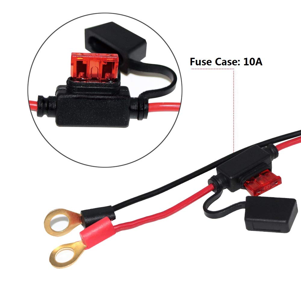 6FT SAE to O Ring Terminal Harness and 6FT SAE to SAE Extension Cable - Image 3