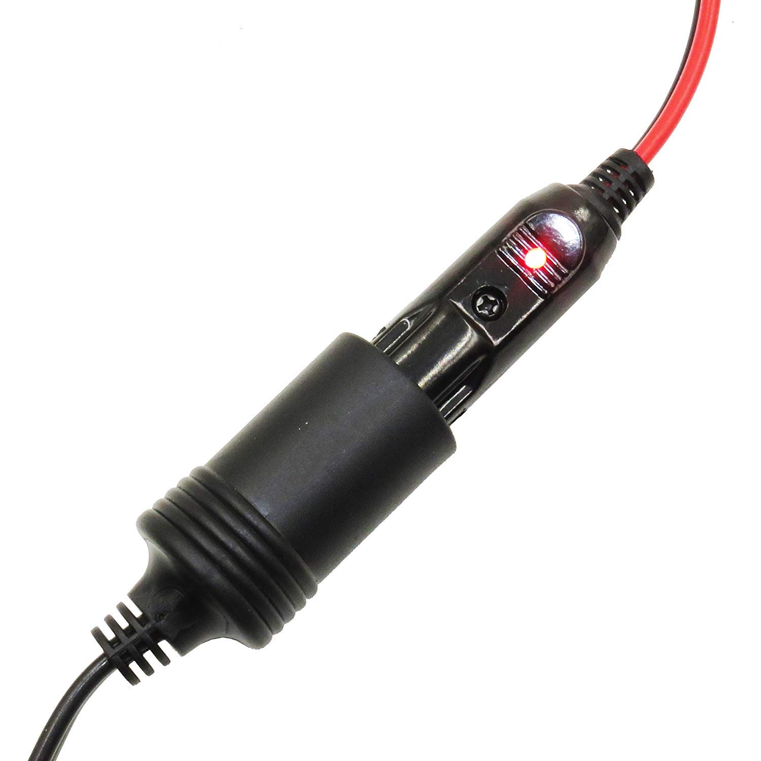 SPARKING 12V Replacement Cigarette Lighter Male Plug with Lead - 24V Car Power Adapter Auto Accessories with Led Lights, 15A Fuse (Male Plug to Tinned Terminal) - Image 7